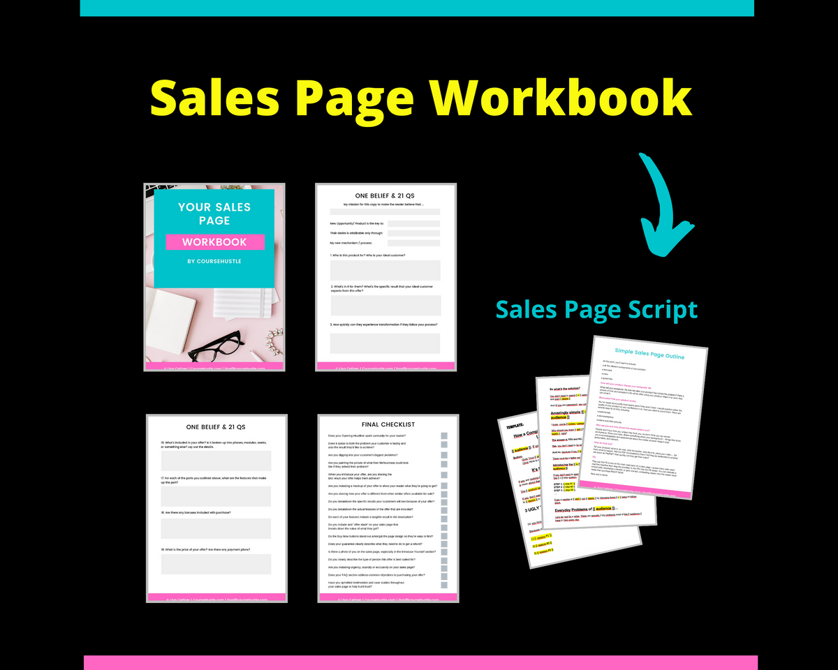 Sales Page in a Box | Landing Page Template | Sales Page Template | Lead Capture Page