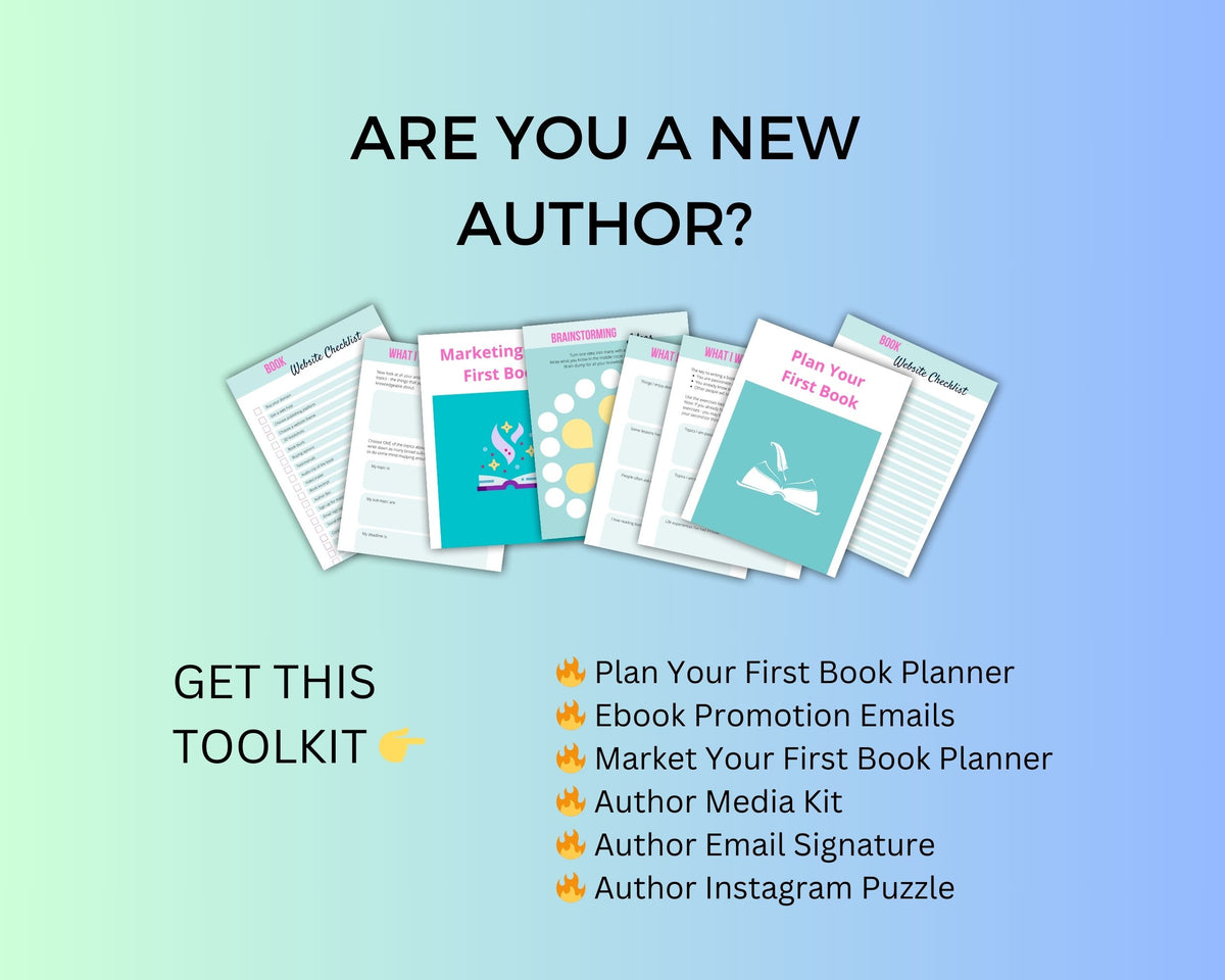 New Author Toolkit Done For You New Author Planning Content Creator Tools