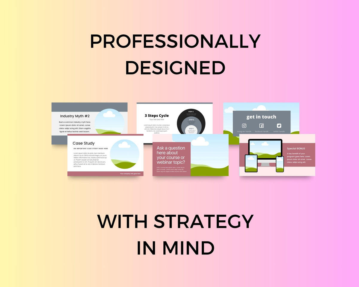 Mini Course Toolkit | Profitable Mini Course Workshop Template | Course Creator Tools