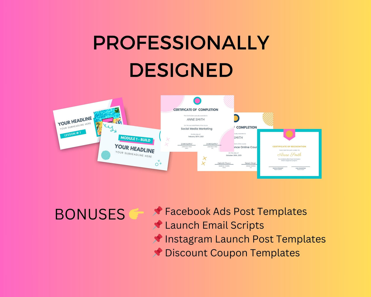 Course Creation Toolkit | Course Bundle | Course Creator Tools