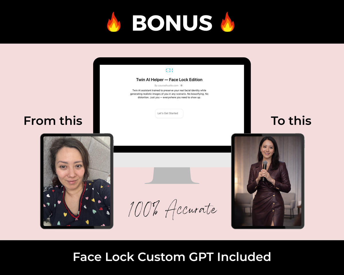 100 Prompts Create Your Own AI Twin | AI Twin Step by Step Guide