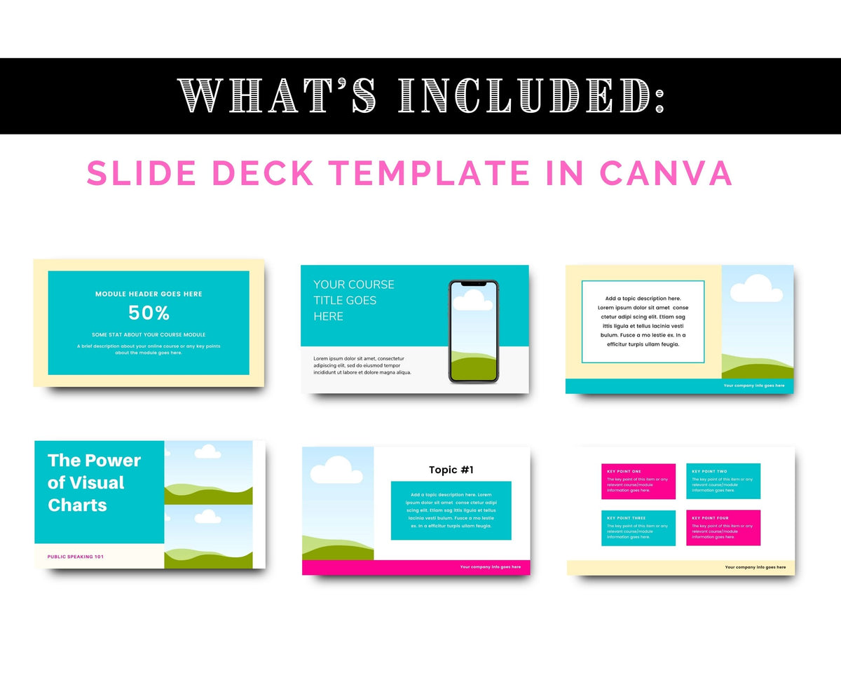 Signature Course Planner | Course Creation & Promotion Slide Deck | Idea to Launch Signature Course Bundle