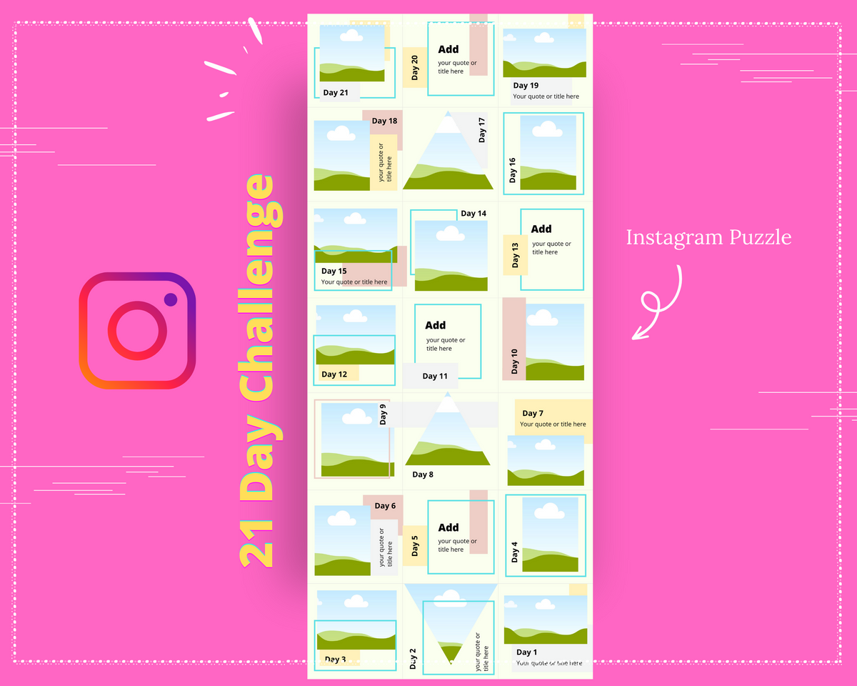 21-Day Challenge Pack in Canva | Irresistible Online Challenge | Email Sequences | Canva Sales Pages