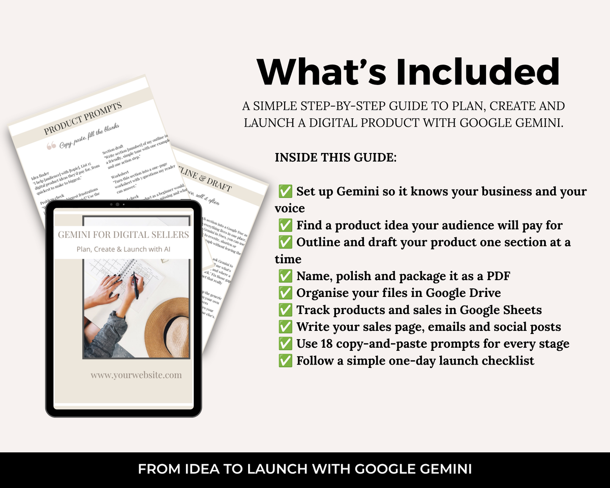What's included in Gemini for Digital Sellers