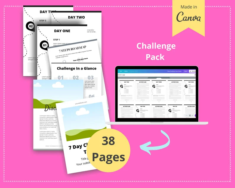 7 Day Challenge | Irresistible Online Challenge | Email Sequences | Facebook Ad Graphics
