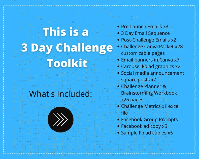 3 Day Mini Challenge | Irresistible Online Challenge | Email Sequences | Facebook Ad Graphics