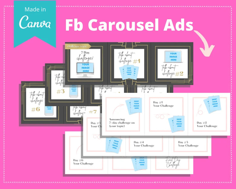 7 Day Challenge | Irresistible Online Challenge | Email Sequences | Facebook Ad Graphics