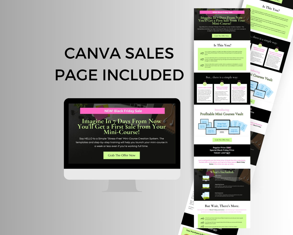 Black Friday Toolkit  Done For You Black Friday Promotion  Course Creator Tools