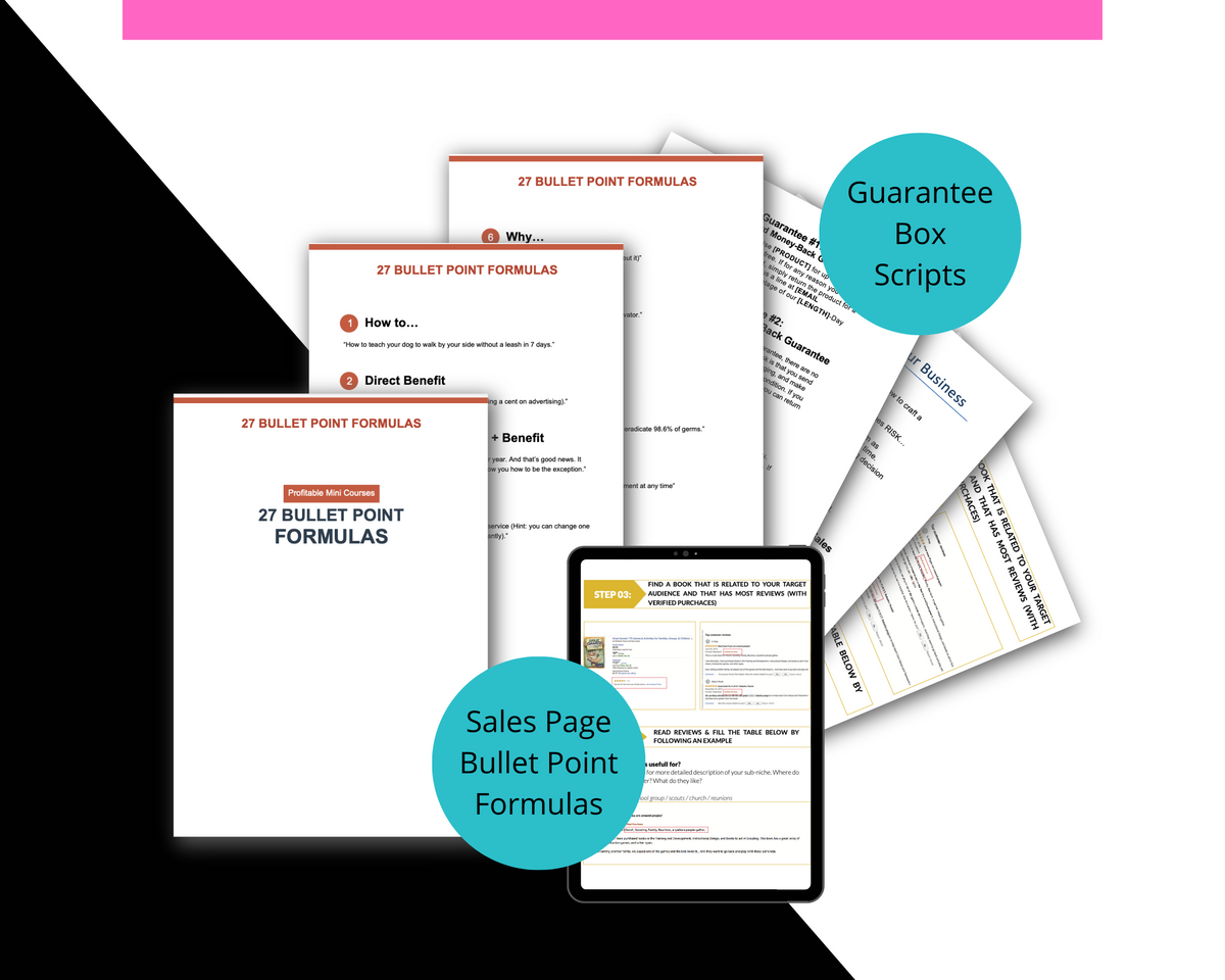 Sales Page in a Box | Landing Page Template | Sales Page Template | Lead Capture Page