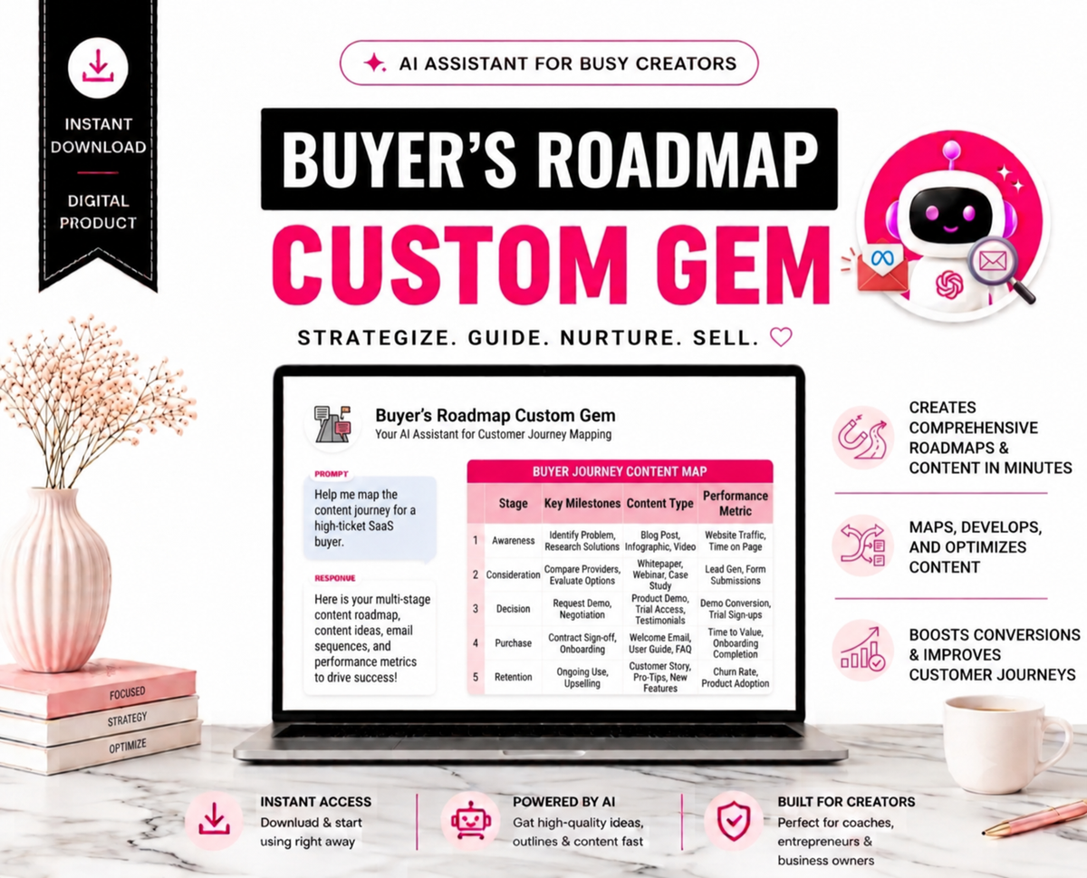 The Buyer's Roadmap AI Custom Gem