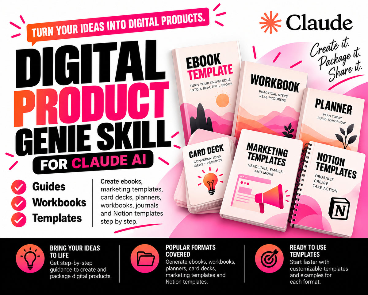 Digital Product Genie Claude AI Skill product thumbnail
