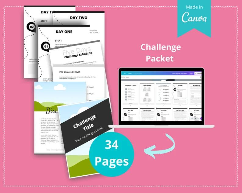 5 Day Challenge | Irresistible Online Challenge | Email Sequences | Facebook Ad Graphics