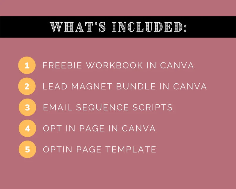 Freebie Toolkit | Opt in Workbook | Lead Magnet Template | Opt in Freebie
